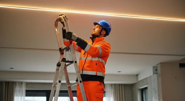 Projektinjohto tarkistaa työmaan etenemisen dokumentteja